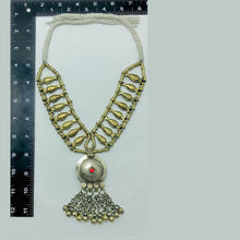 Load image into Gallery viewer, Boho Tribal Metal Beaded Chain Necklace