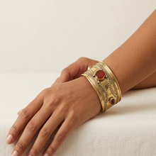 Load image into Gallery viewer, Vintage Ethnic Turkmen Cuff Bracelet