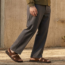 Load image into Gallery viewer, Handmade Open Toe Summer Shoes: Flat Sandals for Men
