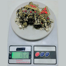 Load image into Gallery viewer, Charming Vintage Red Glass Stones Bib Necklace