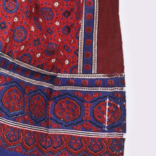 Load image into Gallery viewer, Cotton Herbal Dyed Block Printed Ajrak Shawl For Her