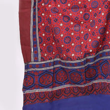Load image into Gallery viewer, Cotton Herbal Dyed Block Printed Ajrak Shawl For Her