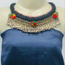Load image into Gallery viewer, Handmade Vintage Dangling Bells Choker Necklace