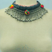 Load image into Gallery viewer, Handmade Vintage Dangling Bells Choker Necklace