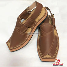 Load image into Gallery viewer, Dark Brown Durable Peshawari Chappal For Men