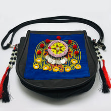 Load image into Gallery viewer, Ethnic Cross Bag Embellished With Laces