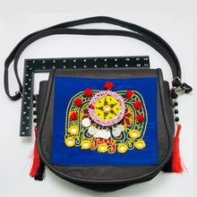 Load image into Gallery viewer, Ethnic Cross Bag Embellished With Laces