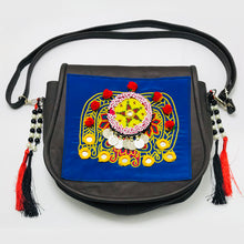 Load image into Gallery viewer, Ethnic Cross Bag Embellished With Laces