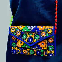 Load image into Gallery viewer, Ethnic Tribal Bag With Thread Work and Mirrors