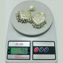 Load image into Gallery viewer, Ethnic Handmade Silver Tone Dangle Earrings