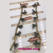 Load image into Gallery viewer, Ethnic Multicolor Pair Glass Stone Anklets