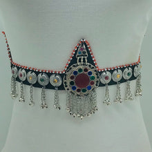 Load image into Gallery viewer, Ethnic Silver Kuchi Tribal Belly Belt