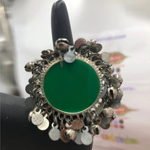 Load image into Gallery viewer, Ethnic Massive Silver Kuchi Bells Ring