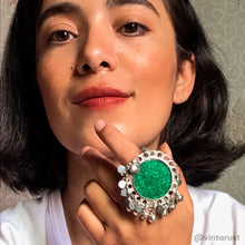 Load image into Gallery viewer, Ethnic Massive Silver Kuchi Bells Ring