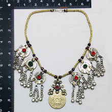 Load image into Gallery viewer, Ethnic Tribal Necklace With Vintage Coins