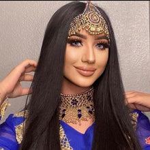 Load image into Gallery viewer, Golden Tone Handmade Tribal Jewelry Set