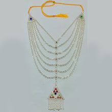 Load image into Gallery viewer, Gorgeous Antique Handmade Silver Bib Necklace