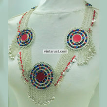 Load image into Gallery viewer, Gypsy Handmade Bib Necklace With Dangling Bells