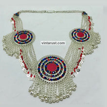 Load image into Gallery viewer, Gypsy Handmade Bib Necklace With Dangling Bells