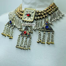 Load image into Gallery viewer, Gypsy Metal Beaded Layered Choker Necklace
