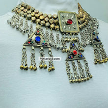 Load image into Gallery viewer, Gypsy Metal Beaded Layered Choker Necklace