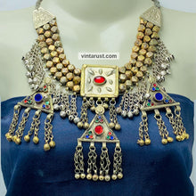 Load image into Gallery viewer, Gypsy Metal Beaded Layered Choker Necklace