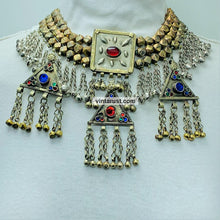 Load image into Gallery viewer, Gypsy Metal Beaded Layered Choker Necklace