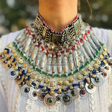 Load image into Gallery viewer, Gypsy Multicolor Necklace with Coins and Beads