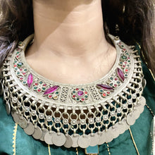 Load image into Gallery viewer, Gypsy Kuchi Handmade Torque Necklace With Tassels