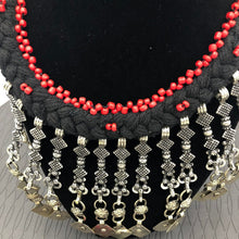 Load image into Gallery viewer, Handcrafted Tribal Ethnic Bib Necklace