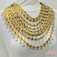 Load image into Gallery viewer, Handmade Afghan Tribal Statement Layered Necklace