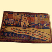 Load image into Gallery viewer, Artisan Crafted Balochi Rug