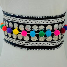 Load image into Gallery viewer, Handmade Belt With Buttons and Laces
