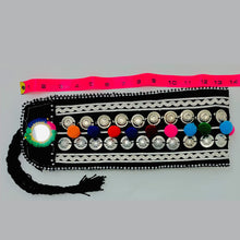 Load image into Gallery viewer, Handmade Belt With Buttons and Laces