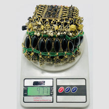 Load image into Gallery viewer, Handmade Black Gypsy Layered Choker Necklace