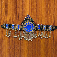 Load image into Gallery viewer, Handmade Blue Ethnic Headpiece Jewelry