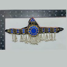 Load image into Gallery viewer, Handmade Blue Ethnic Headpiece Jewelry