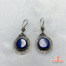 Load image into Gallery viewer, Handmade Blue Lapis Lazuli Drop Earrings