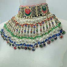 Load image into Gallery viewer, Handmade Bohemian Multicolor Choker Necklace