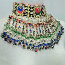 Load image into Gallery viewer, Handmade Bohemian Multicolor Choker Necklace