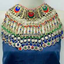 Load image into Gallery viewer, Handmade Bohemian Multicolor Choker Necklace