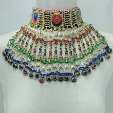 Load image into Gallery viewer, Handmade Bohemian Multicolor Choker Necklace