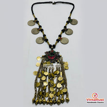 Load image into Gallery viewer, Handmade Boho Coin Statement Necklace