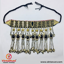 Load image into Gallery viewer, Handmade Choker Necklace with Glass Stones And Beads