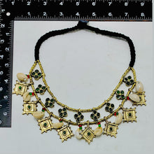 Load image into Gallery viewer, Handmade Choker Necklace With Glass Stones and Shells