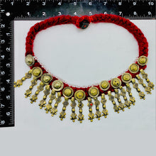 Load image into Gallery viewer, Handmade Choker Necklace With Metal Spikes