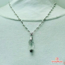 Load image into Gallery viewer, Handmade Clear Quartz Pendant Necklace