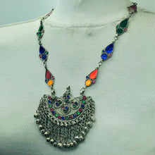 Load image into Gallery viewer, Handmade Colorful Boho Statement Necklace