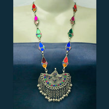 Load image into Gallery viewer, Handmade Colorful Boho Statement Necklace