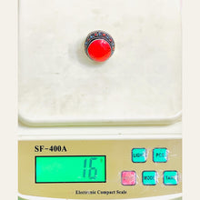 Load image into Gallery viewer, Handmade Coral Stones Beads Round Ring